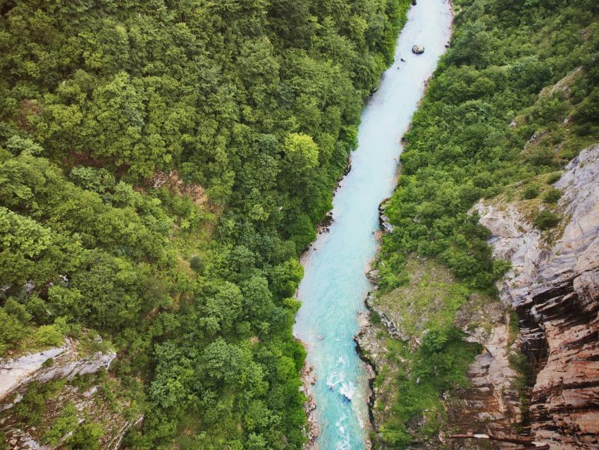 Picture of river in Montenegro 2020