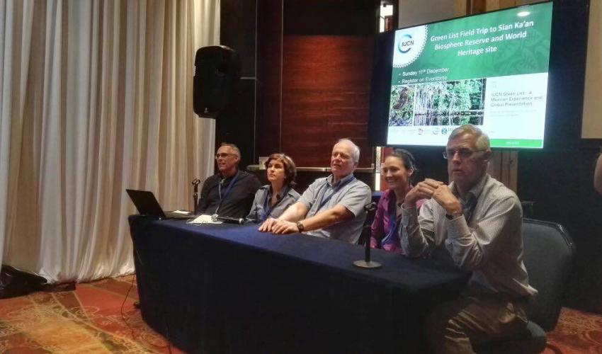 IUCN Green List at the CBD COP13 in Cancun, Mexico