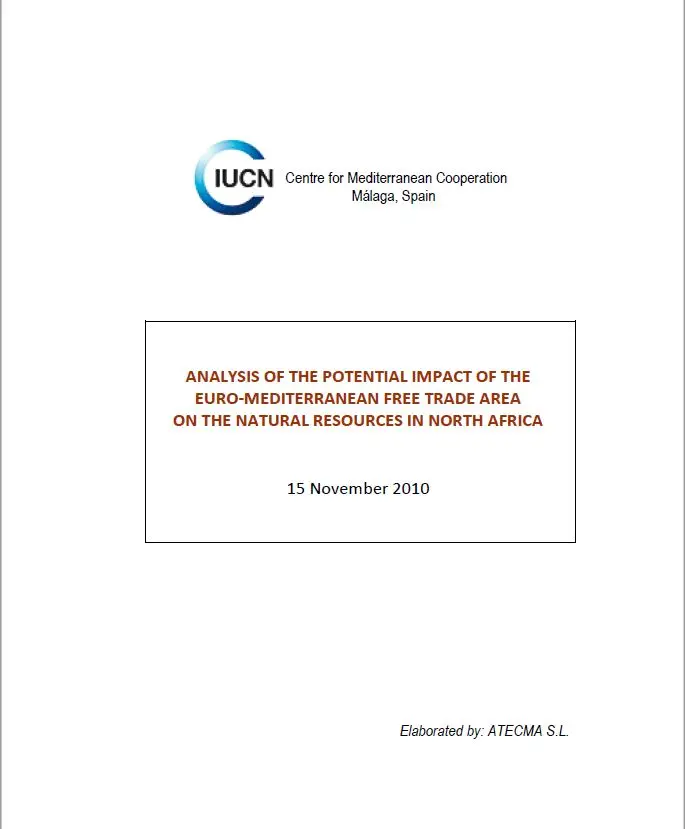 analysis of the potencial impact of the euro mediterranean free trade area on the natural resources in north africa.jpg