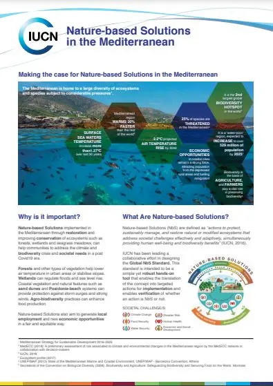 Nature-based solutions in the mediterranean 
