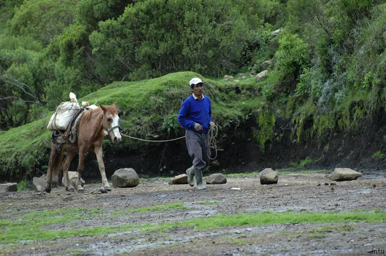 Farmer in Western highlands of Guatemala