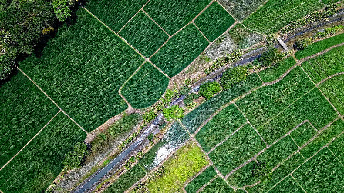 aerial view Indonesia