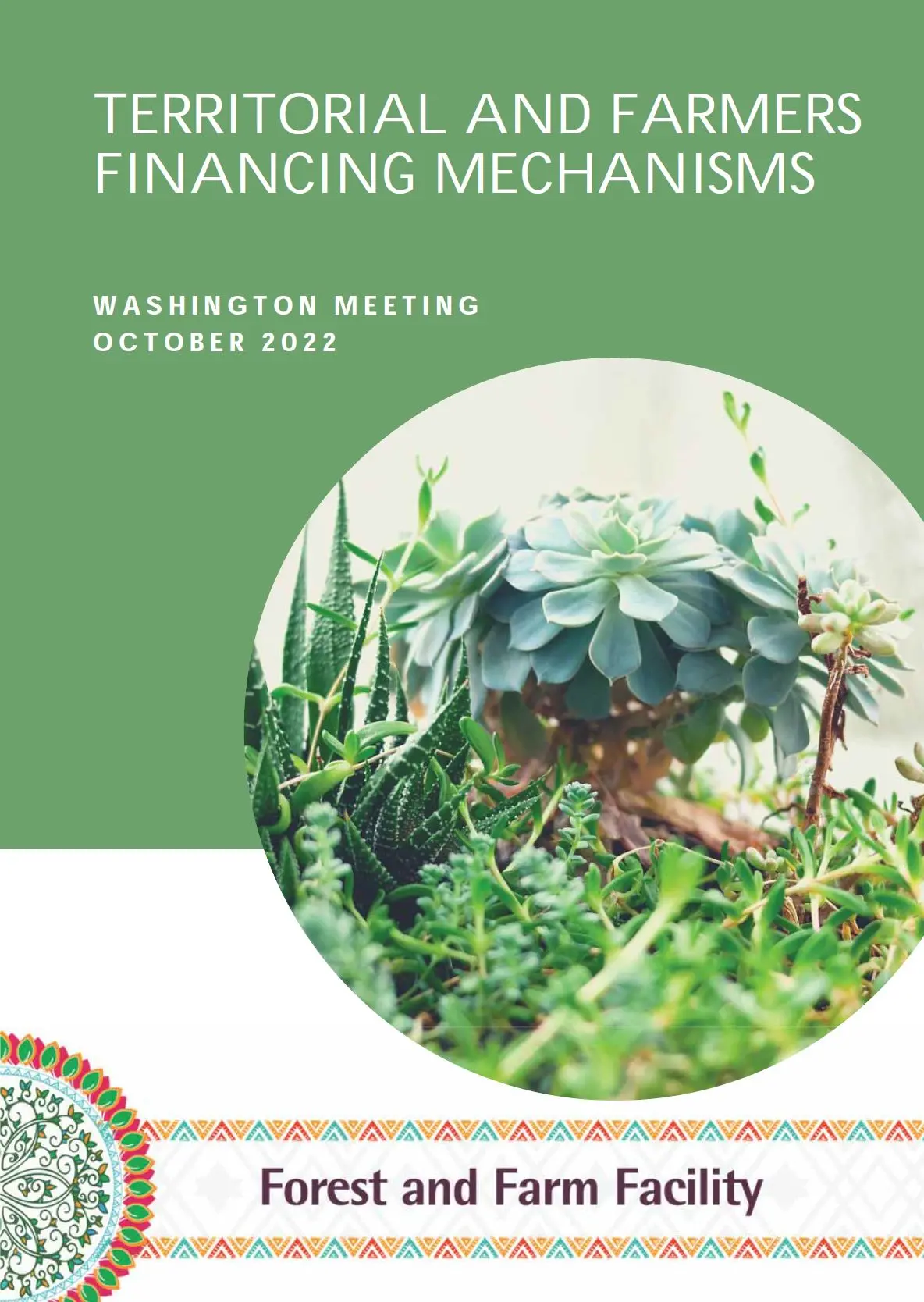 Cover of Washington report