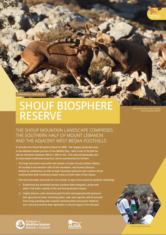 Methodology Shouf Biosphere Reserve cover