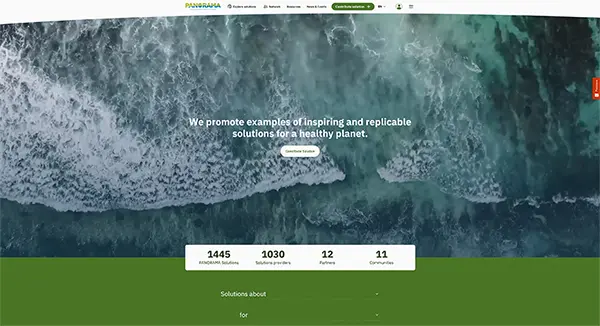 Panorama web platform 
