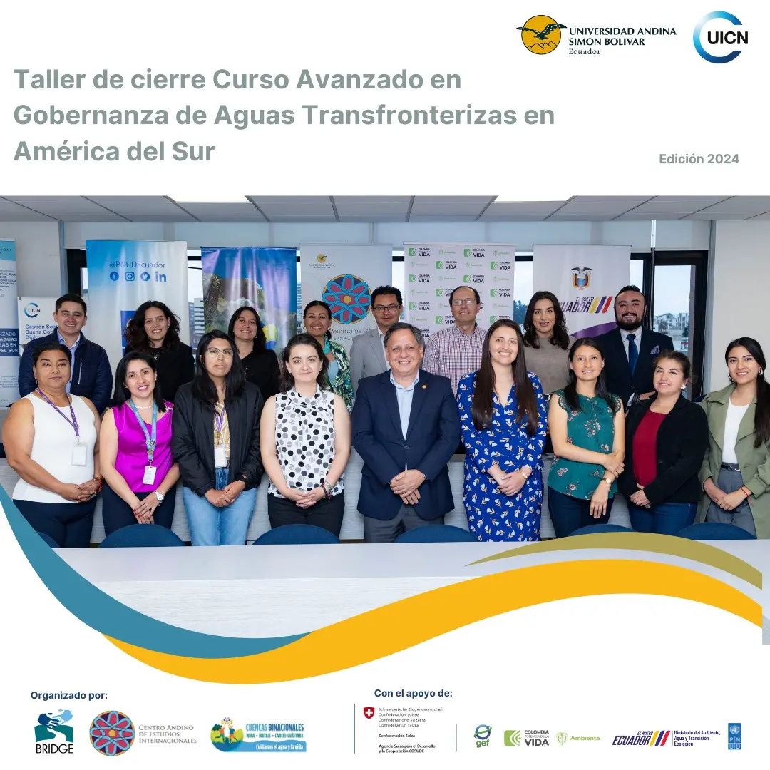 Closing session - Advanced Transboundary Water Governance Course in Southern America