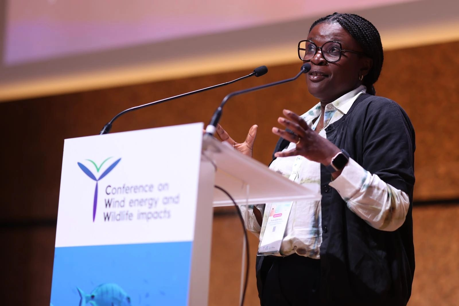 Photo of Rachel Asante-Owusu at the conference