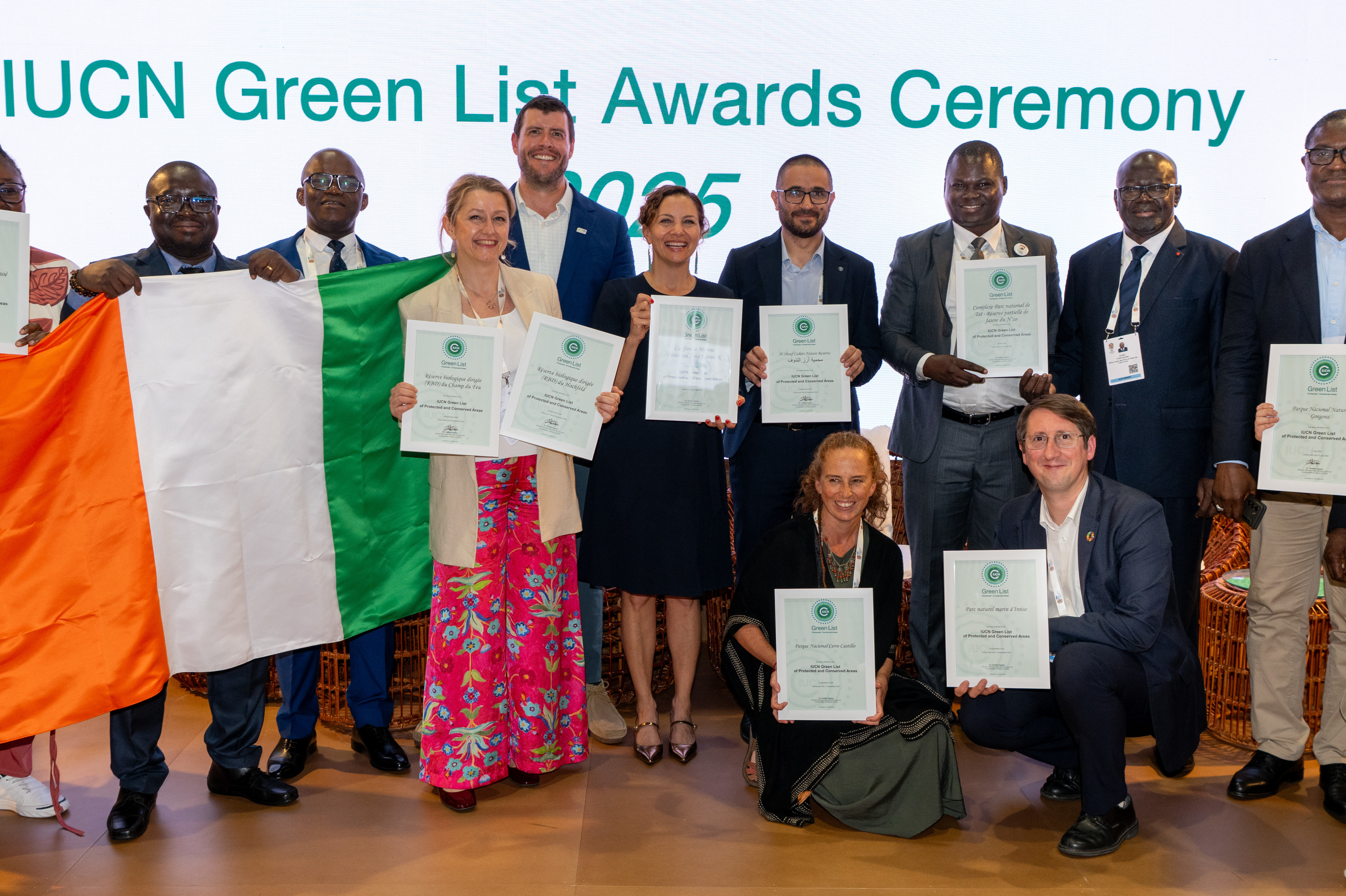 Green List Awards at the IUCN World Conservation Congress 2025 in Abu Dhabi