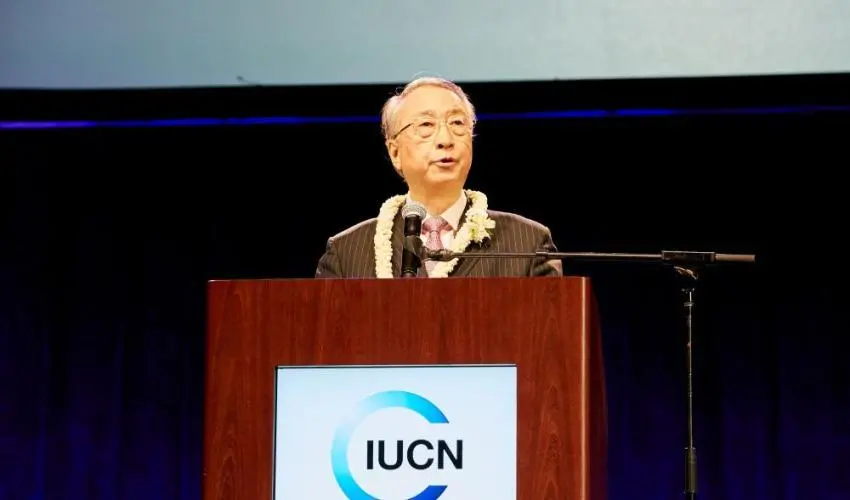 Presidente de IUCN en la ceremonia de apertura de WCC
