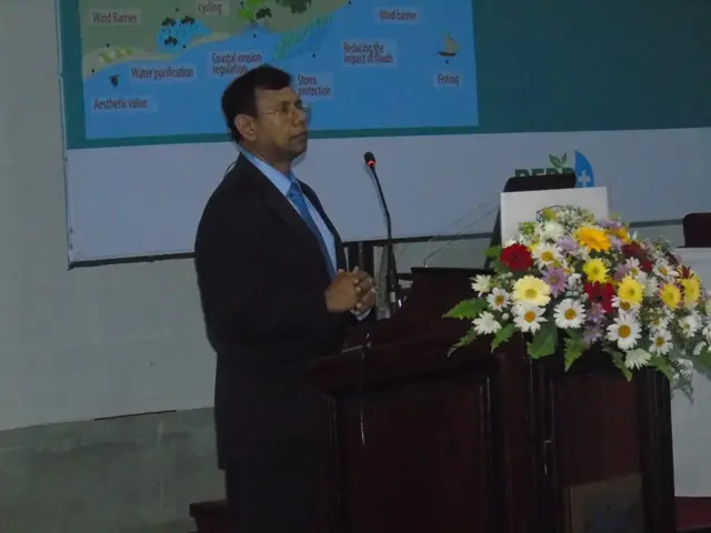 Dr Ananda Mallawatantri Chairing the Session 3  - Capturing Ecosystem Service Values  