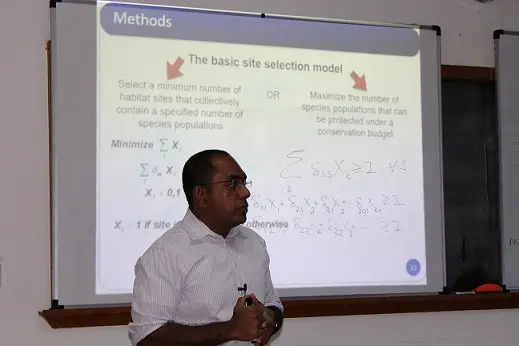 A session led by Dr. Sahan T. M. Dissanayeke, Assistant Professor of Economics at Colby College, USA 