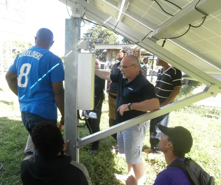 Tonga Training - Solar water pump