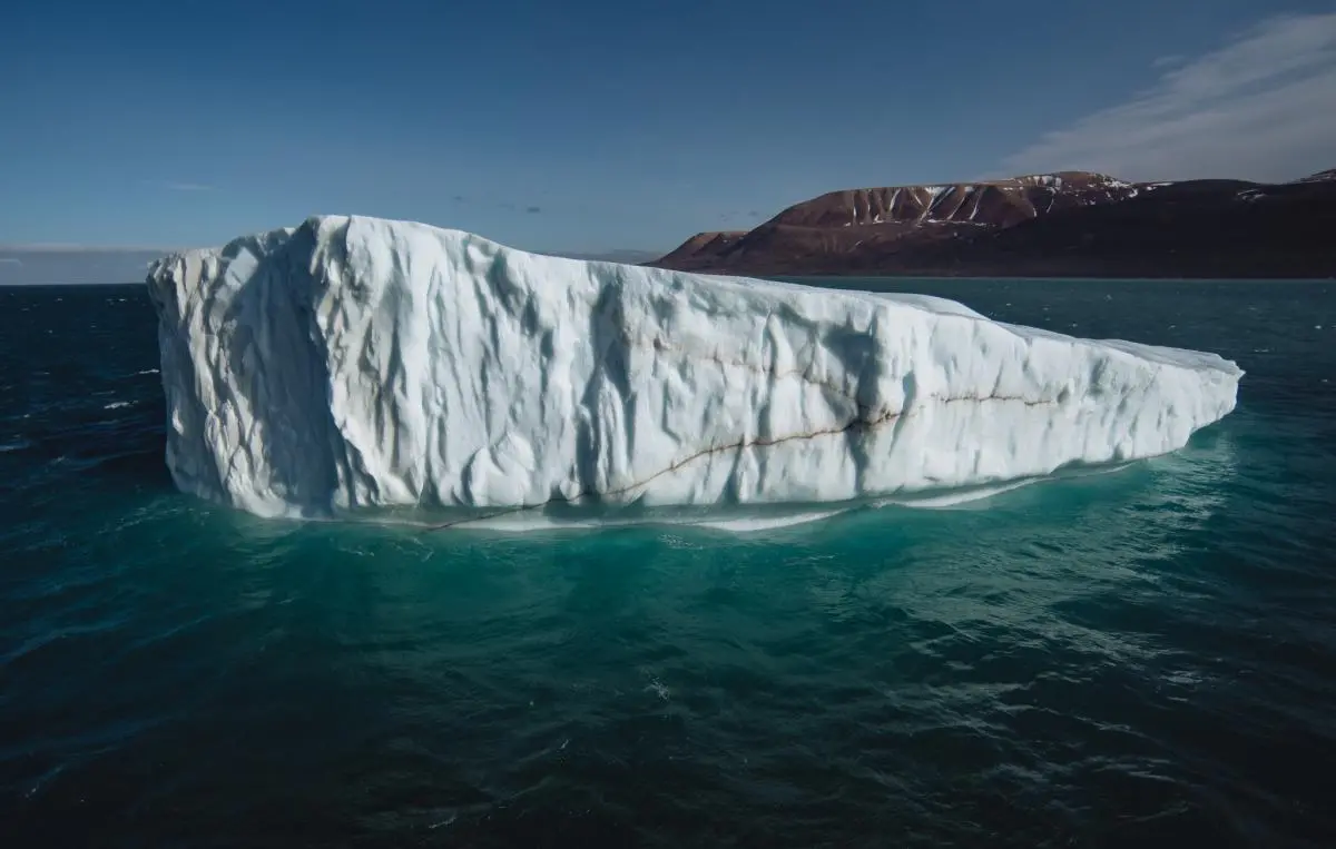 Iceberg on waters of the new Lancaster Sound MPA, Canada