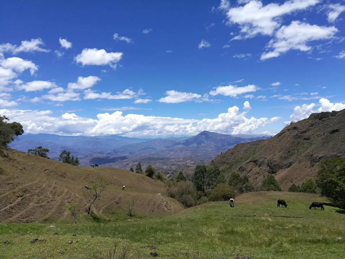 View of the Catamayo-Chira Basin from Ecuador towards Peru