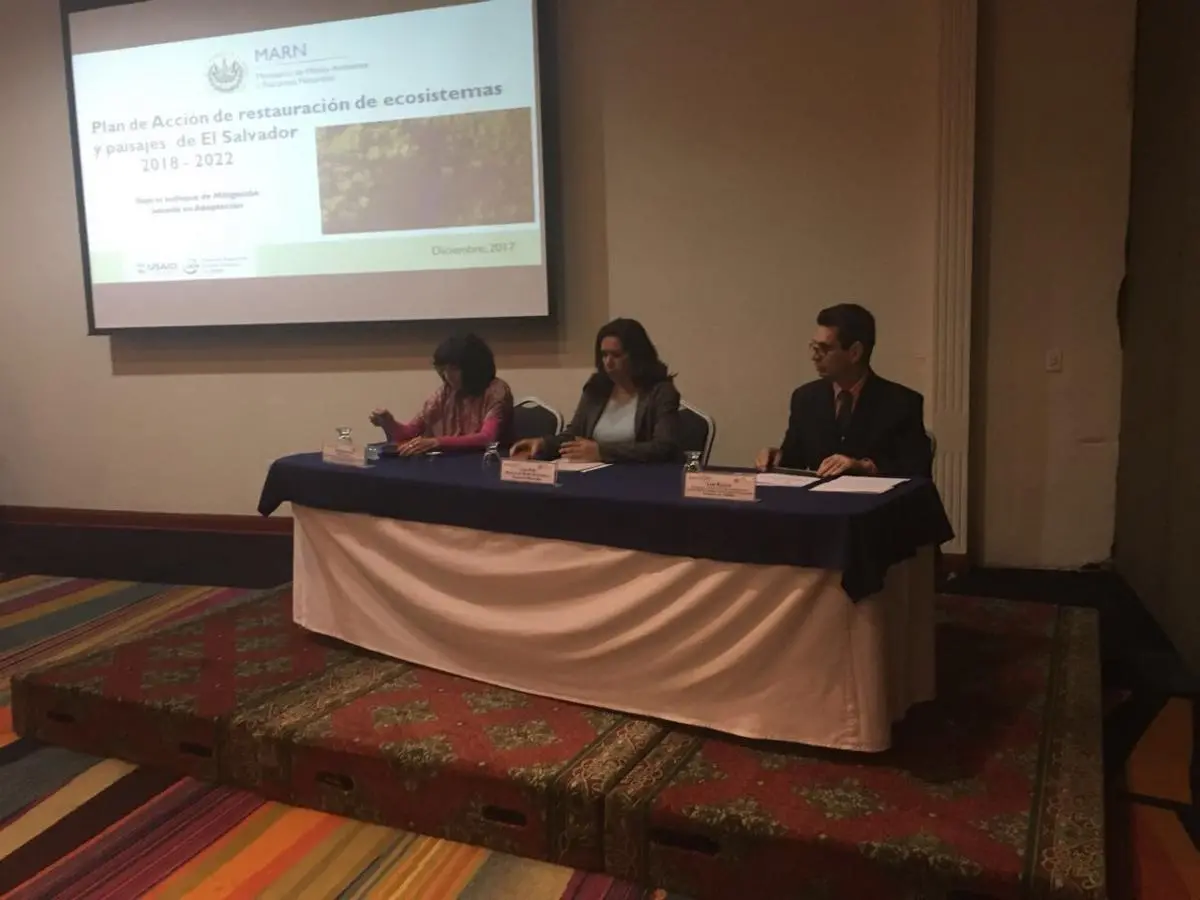 Presentación Plan de Acción de Restauración de El Salvador
