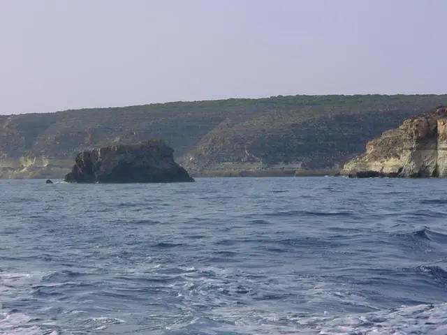 Coastline of Lampedusa (Italy)