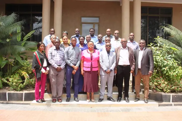 group photo of some members of the National Technical Committee on Land Use Planning