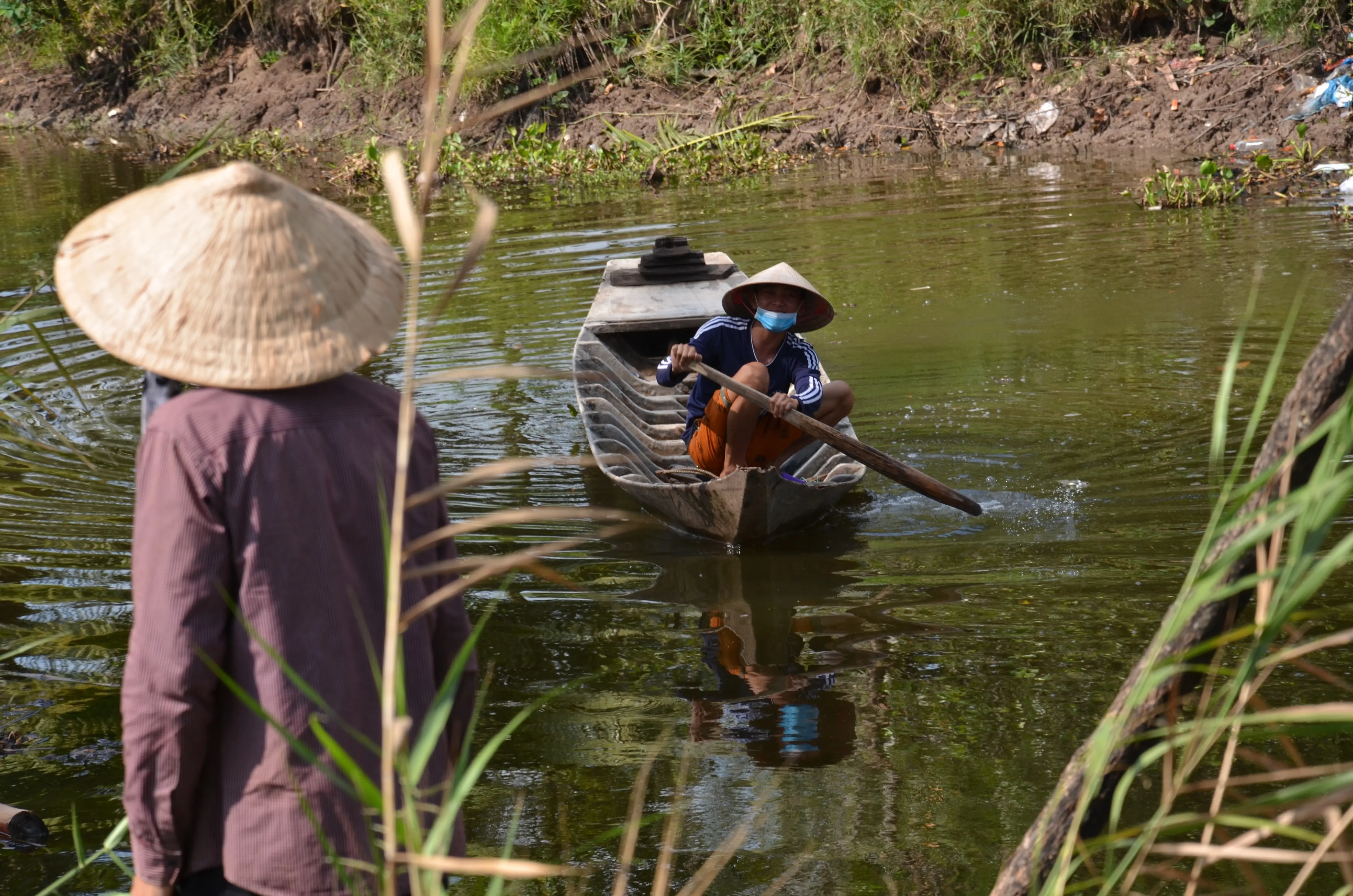 Locals at Viet Nam’s U Minh Thuong National Park, located in Lower Mekong Delta 