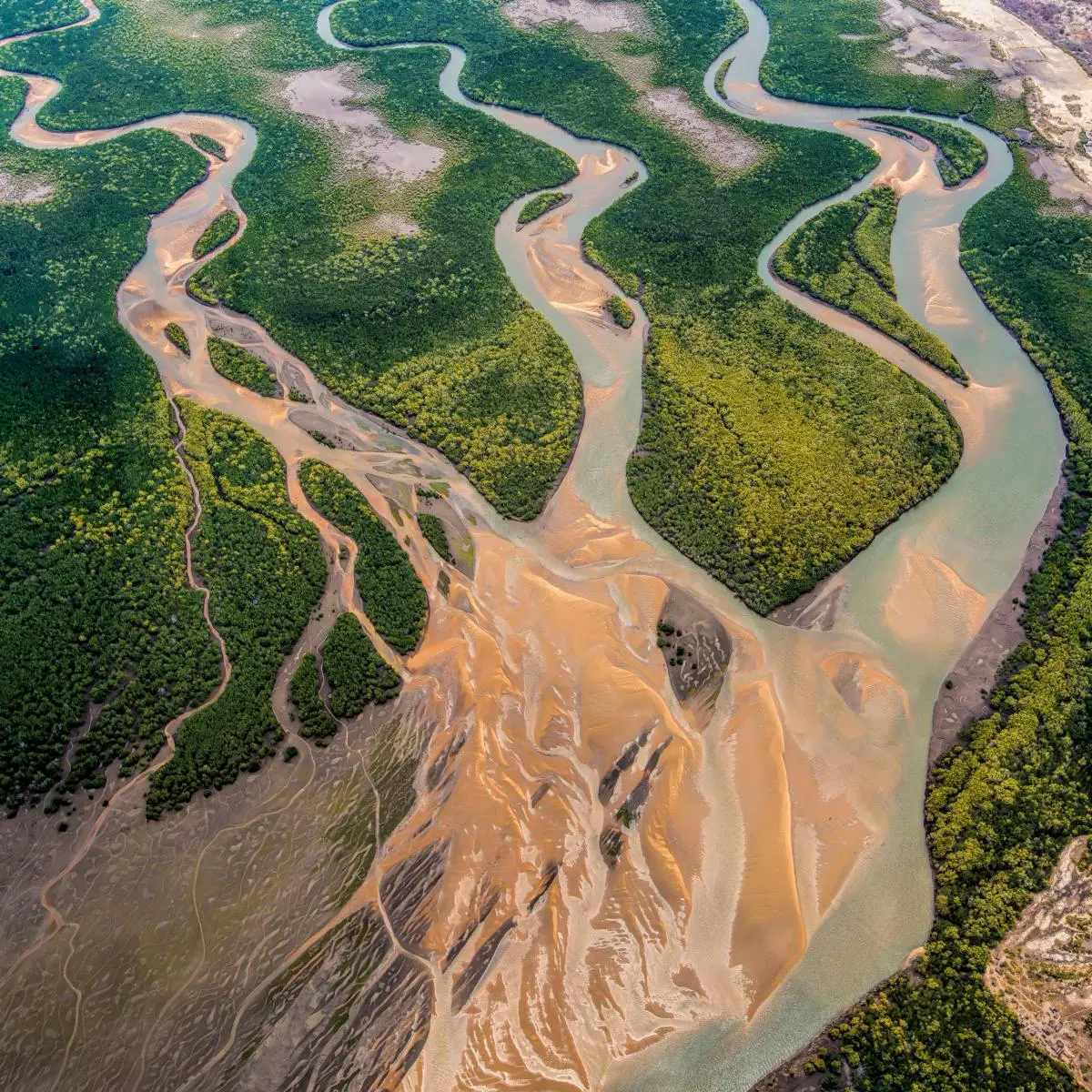 River delta in Mozambique