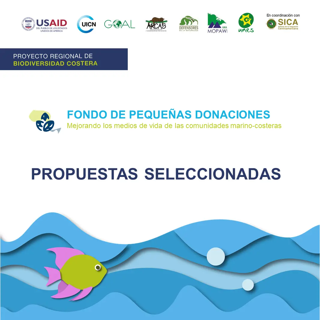 Programa de Pequeñas Donaciones del Proyecto Regional de Biodiversidad Costera