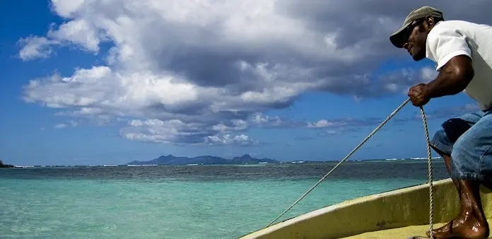 Fisherman in Fiji