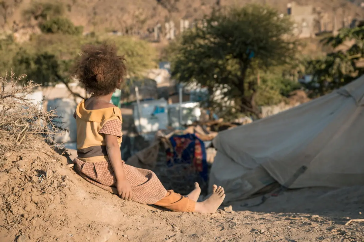 A girl in Yemen