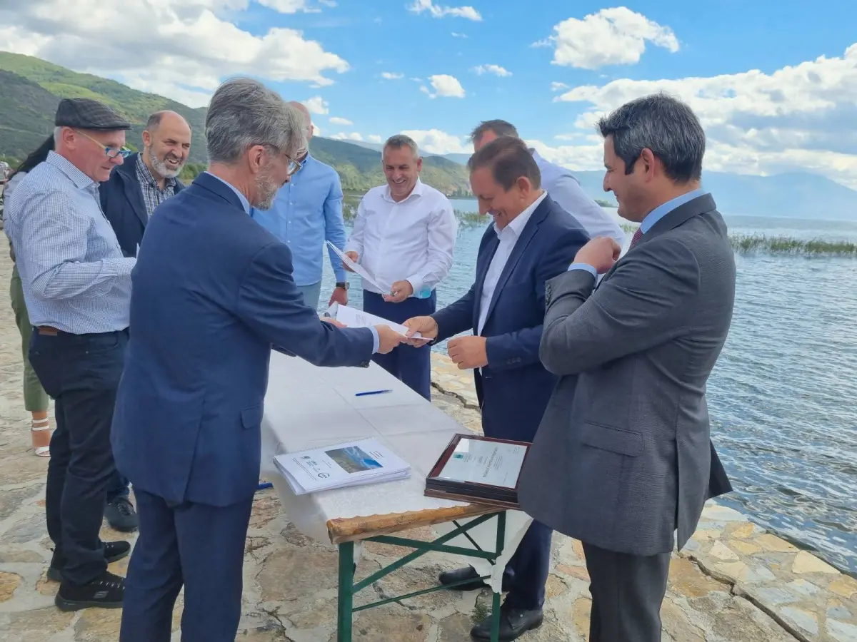 Ohrid Lake Municipalities’ signing ceremony of the Statement of support for Ohrid Lake Valorization Study
