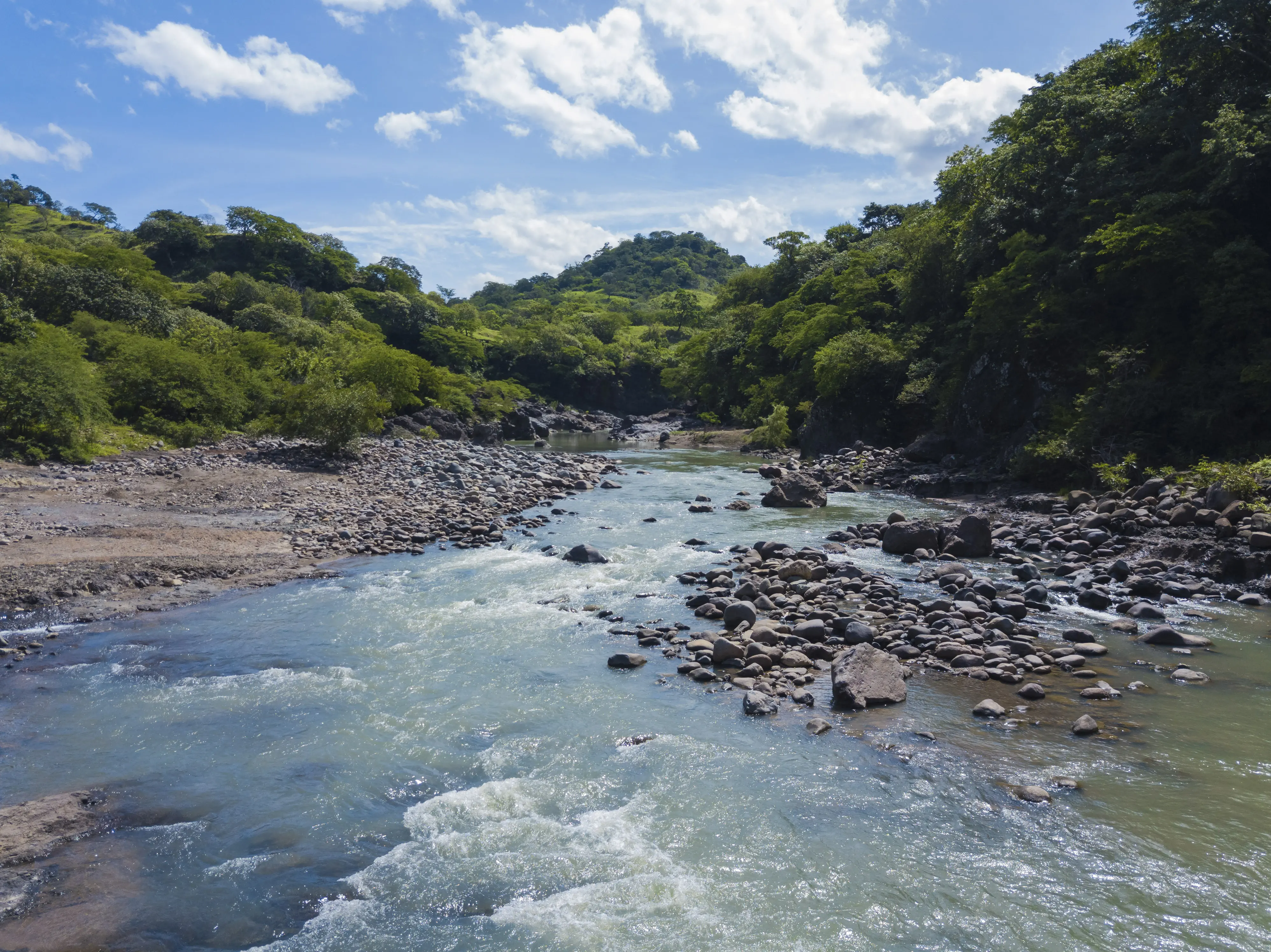 Cuenca del Río Goascorán ubicada entre El Salvador y Honduras