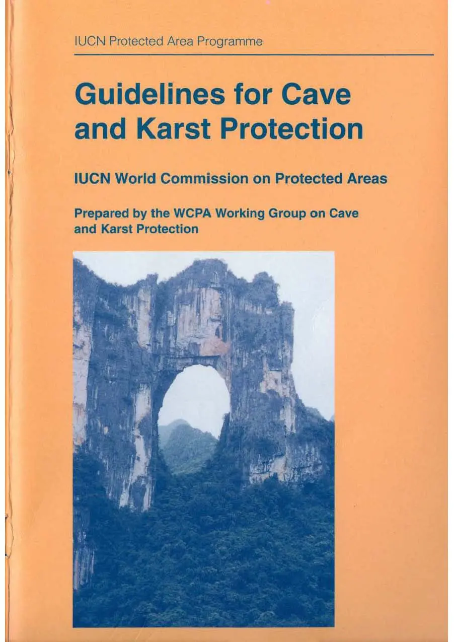 Guidelines for cave and karst protection