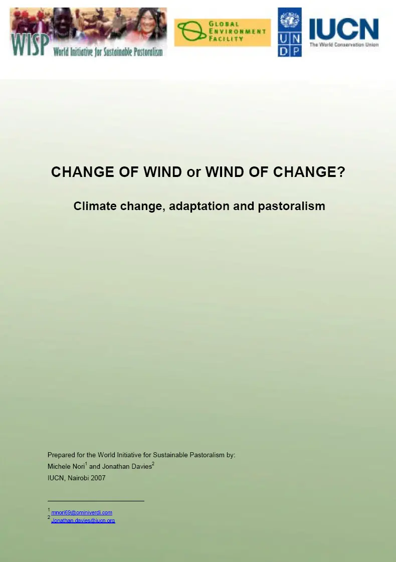 Change of wind or wind of change?