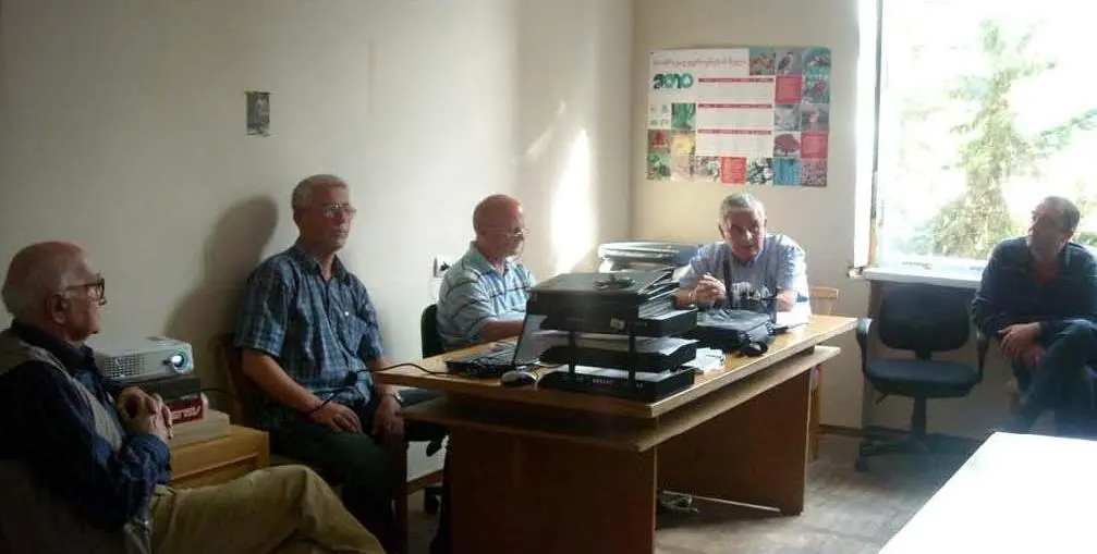 Discussion at V. Gulisashvili Forestry Institute