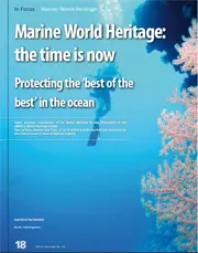 Marine World Heritage: The Time is Now. Protecting the ‘best of the best’ in the ocean