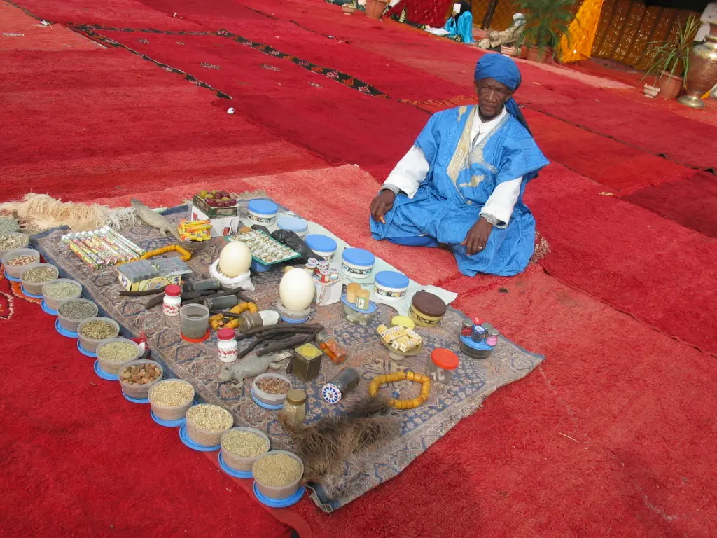 An herbalist and healer in Morocco
