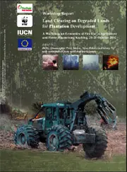 Workshop Report: Land Clearing on Degraded Lands for Plantation Development: cover