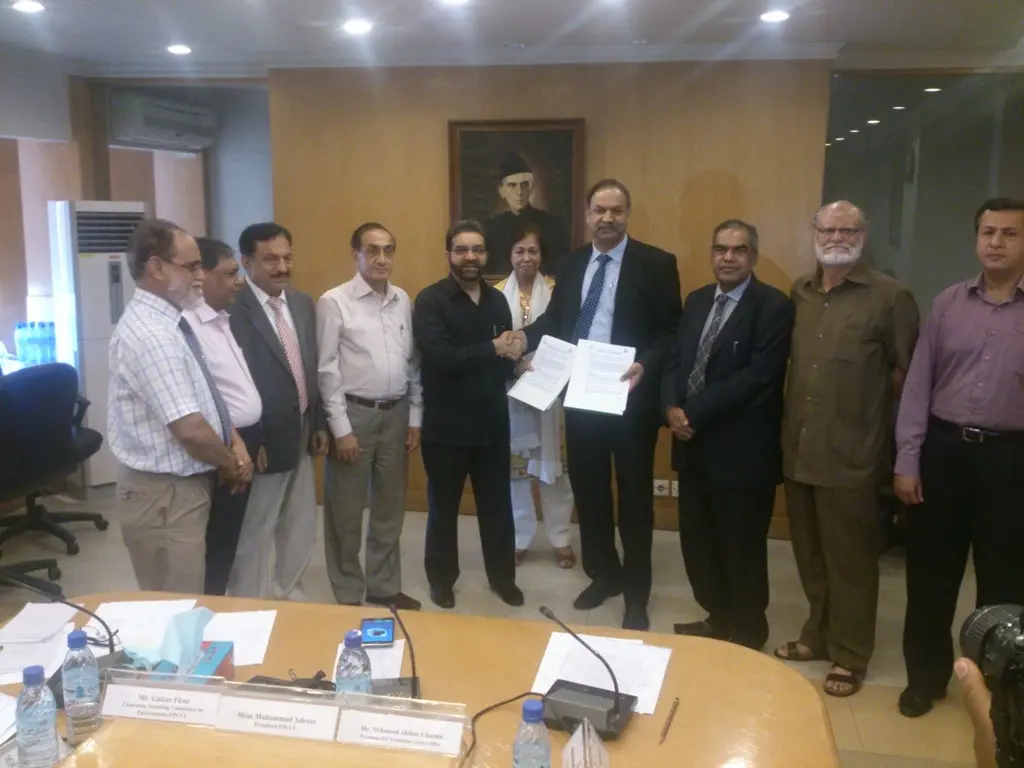 Memorandum of Understanding (MoU)  signing between IUCN Pakistan and Federation of Pakistan Chambers of Commerce and Industry (FPCCI)