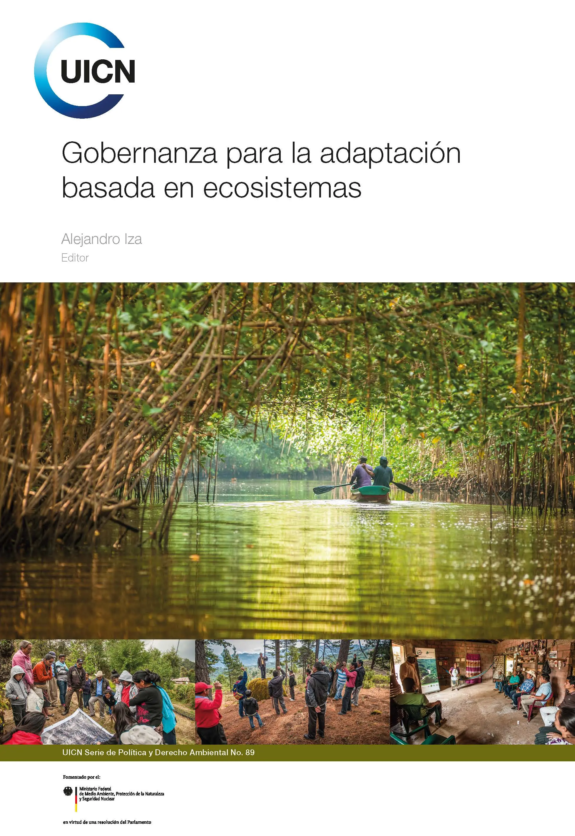 Cover of book "Gobernanza para la adaptación basada en ecosistemas"
