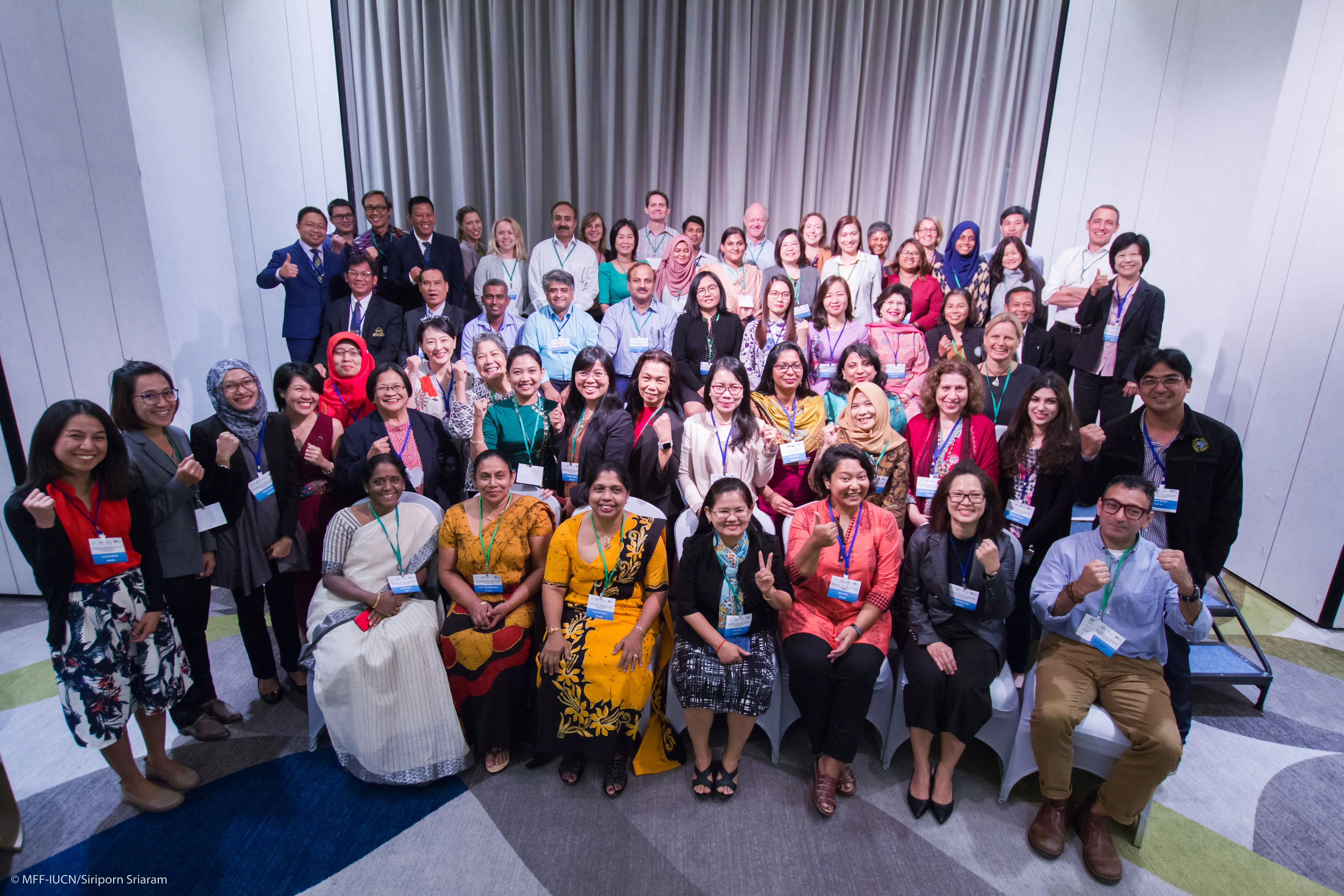 Group photo of Gender Study Dialogue participants